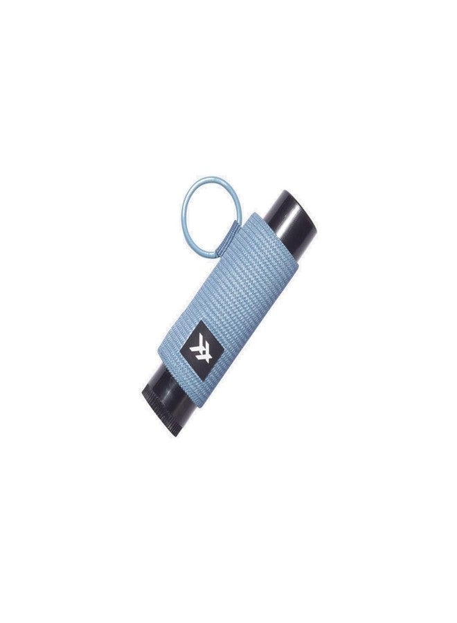 Thread Wallets Elastic Lip Balm and Gloss Holder Keychain (Surf Blue) - Image 1