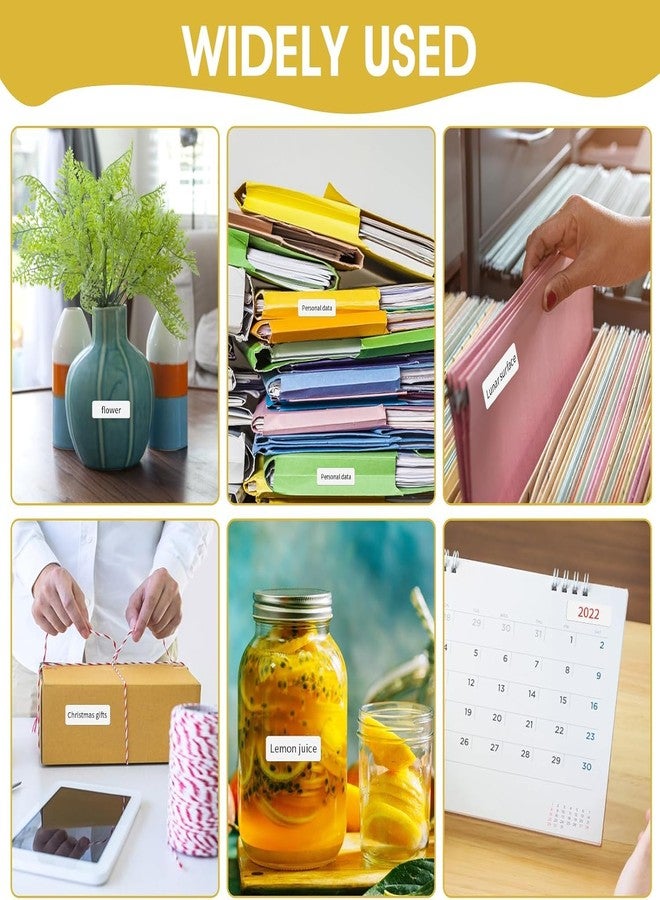 Sehgal Store Rectangular Shape Self Adhesive Paper Sticker Labels [ 20mmx10mm] for File Classification, Origanizing, School ad Office Pack of 1000 Sticker (Yellow) - Image 5