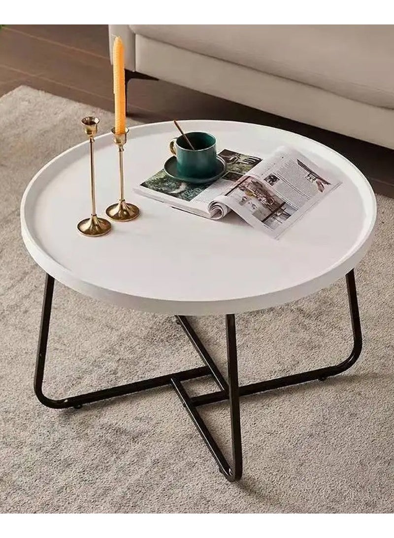 DubaiGallery Furniture Modern Decor Furniture, Sofa Console Cocktail Tables Round End Side Tables Large Nesting Coffee Tables for Living Room Home Office - Image 2