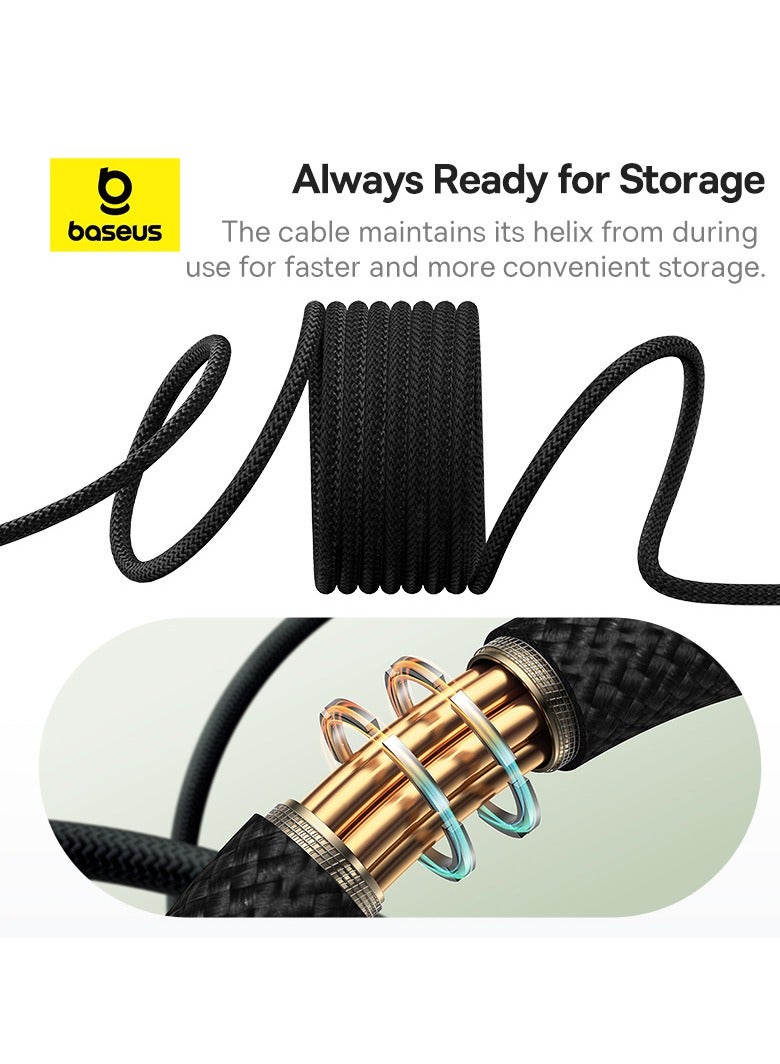 بيسوس كابل مغناطيسي USB-C إلى Lightning، شحن سريع 20W PD، كابل نوع C إلى Lightning ملتف سريع (3 أقدام) متوافق مع iPhone 14/14 Pro/Plus/Pro Max، iPad Pro، Air Pods، وسلسلة iPhone 8-13 - Image 3
