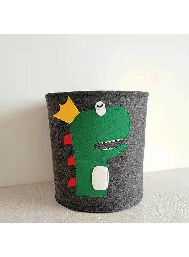 Cute 3D Animals Waterproof Collapsible Felt basket- Dinosaur - Image 2