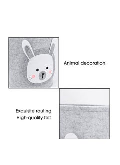Generic Cute 3D Animals Waterproof Collapsible Felt basket- Rabbit  - Image 4