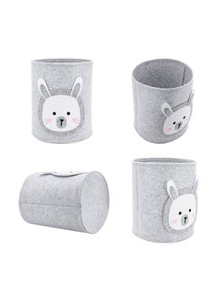 Generic Cute 3D Animals Waterproof Collapsible Felt basket- Rabbit  - Image 3