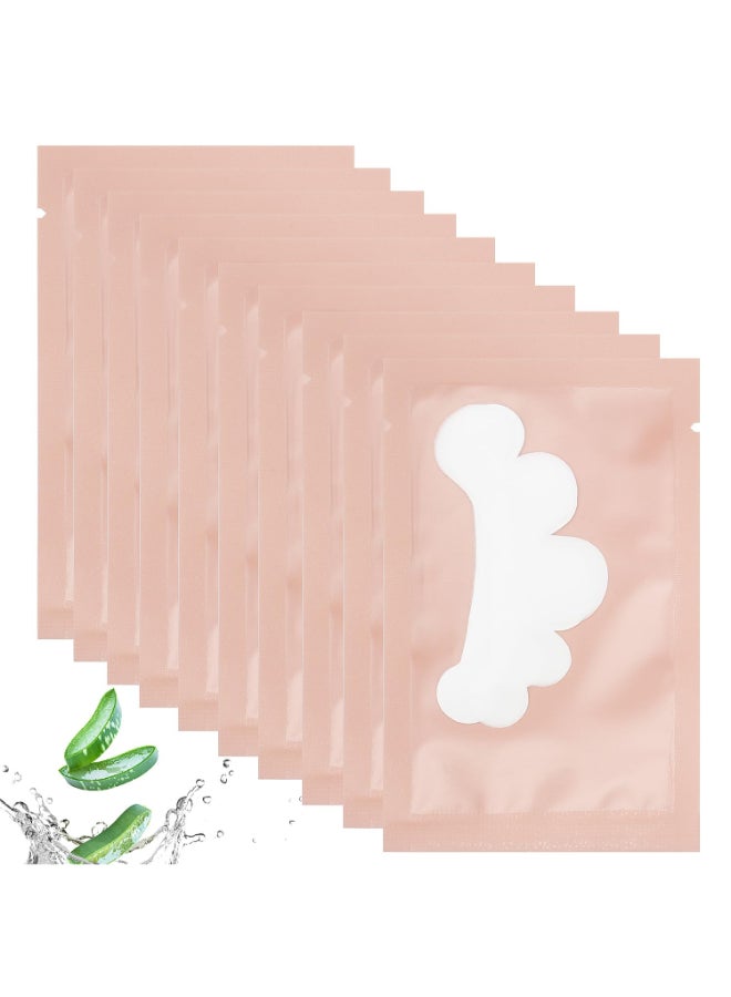 MyAoKuE-UP myaokueup 50 Pairs Eye Gel Pads Lint Free Under Eye Patches for Eyelash Extensions Premium Eye Mask Beauty Tool Kit Pink - Image 2