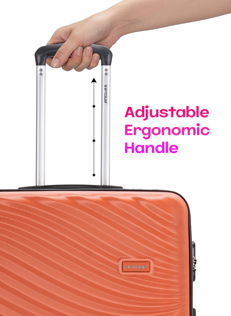 فيبتور 4 قطع هارد سايد سبينر مع مجموعة عربة أمتعة بقفل رقمي - Image 5