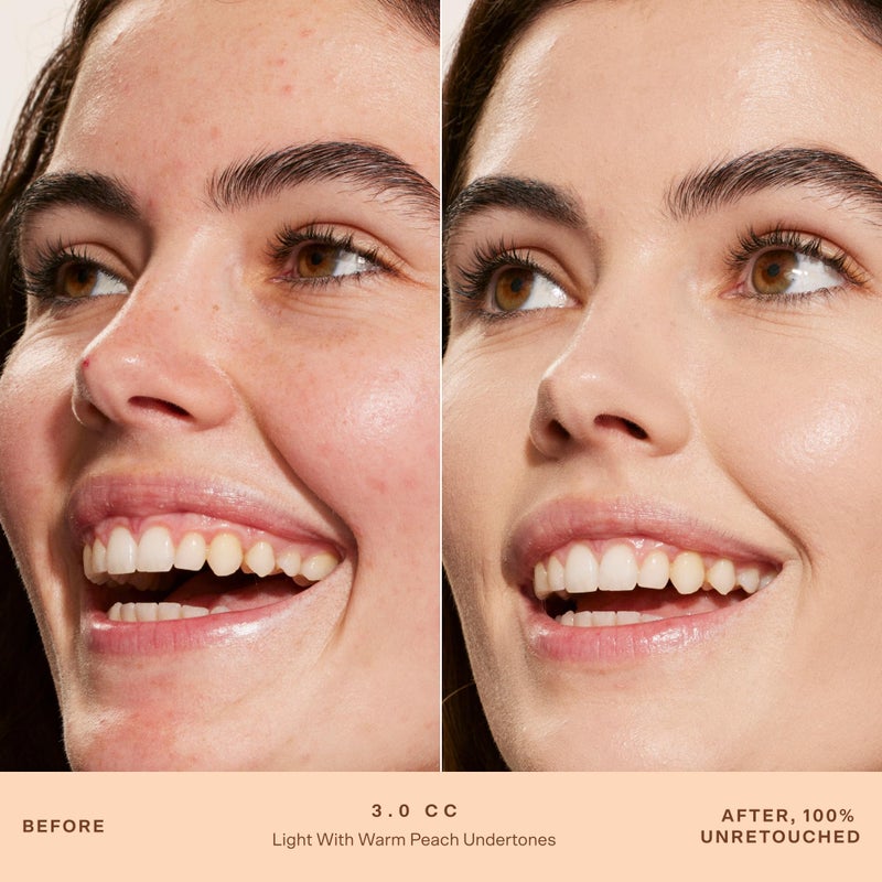 Tower 28 Swipe Serum Concealer - Hydrating Medium-Full Coverage Concealer + Under Eye Brightener - Skin Care Infused Makeup with Hyaluronic Acid + Soothing Centella - 3.0 Light/Warm Peach (0.22 oz) - Image 3