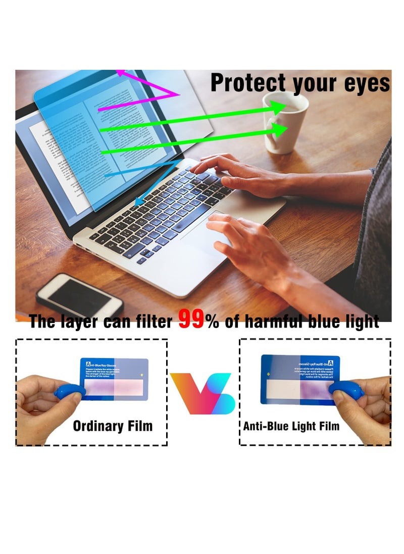Generic Screen Protector for 2021-2024 MacBook Pro 14 with M4 M3 M2 M1 Max/Pro Chip A3112/A3185/A3401/A2918/A2992/A2442/A2779, Anti Blue Light with Touch ID Anti Scratch & Protect Eyes  - Image 5