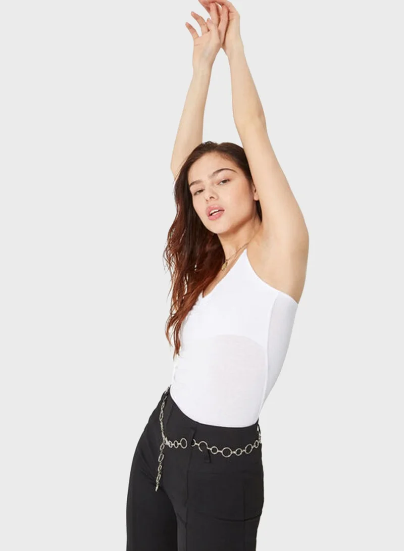 Jennyfer Ruched Cami Top
