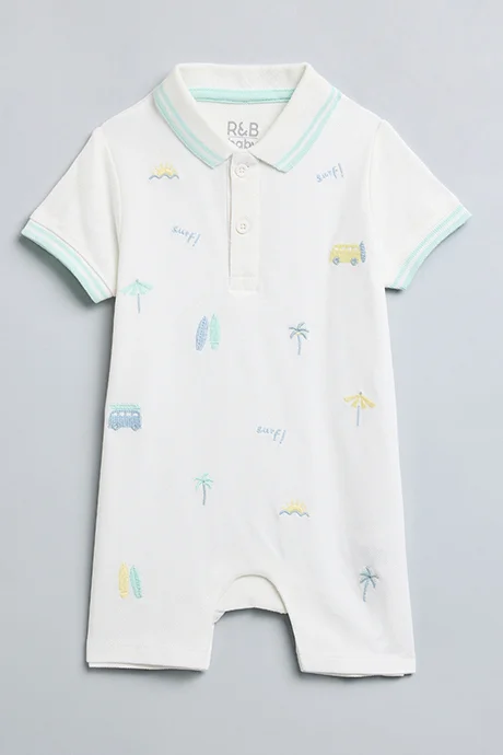 أر أند بي 2 Pack Printed Rompers