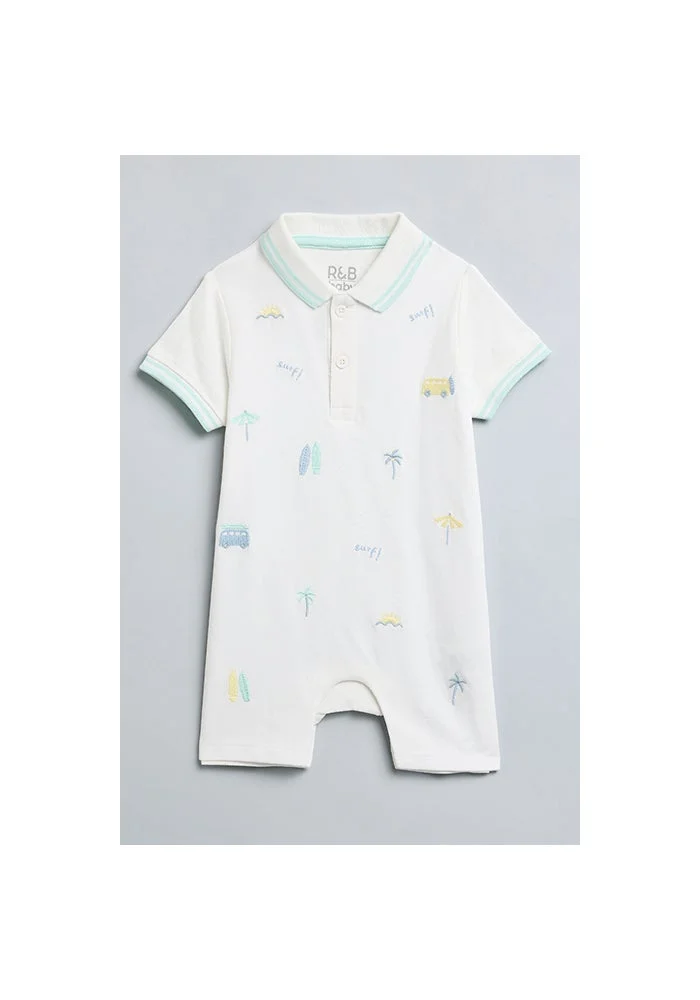 R&b 2 Pack Printed Rompers