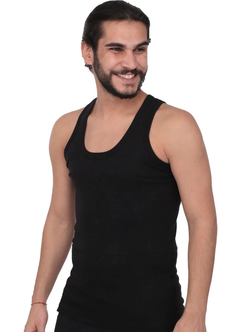 Tutku Male Rib Athlete 102 6 Pack Black