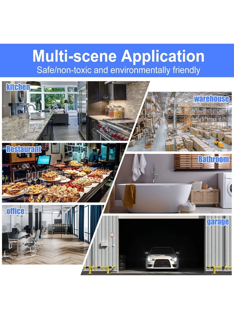 ماساجا صاعق حشرات كهربائي بقوة 20 وات، مضرب بعوض، قاتل حشرات مع مصيدة حشرات LED، عديم الرائحة، آمن وصحي للمنازل والمكاتب والفنادق - Image 2