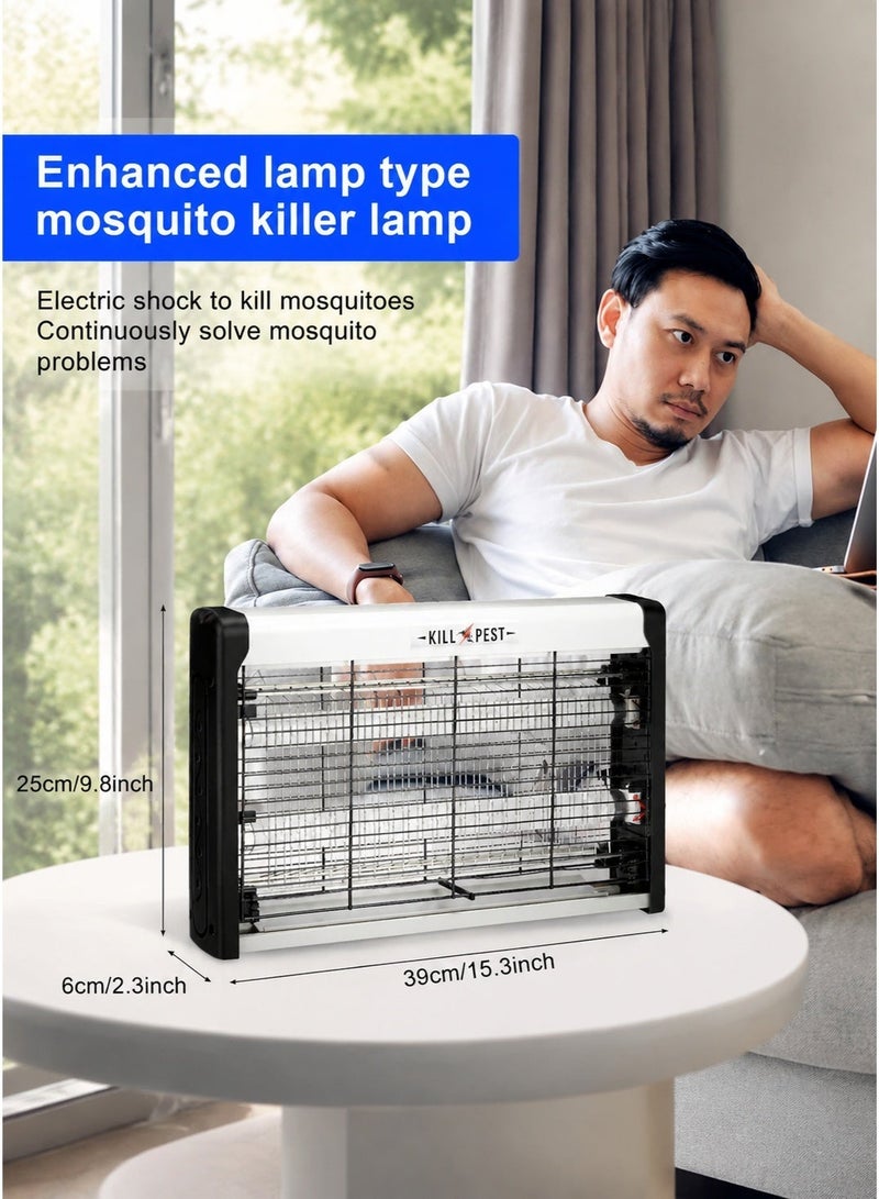MASINGAA 20W Electric Bug Zapper, Mosquito Swatter, Insect Killer with LED Insect Trap, Odorless, Safe and Hygienic for Homes, Offices, and Hotels - Image 3