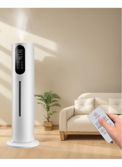 VUCATIN Large Humidifiers for Bedroom 7.5L Ultrasonic Cool Mist Humidifier with Remote Control 3 Speed Top Fill Cool Mist Humidifier for Bedrooms Offices Plants Babies (A)  - Image 1
