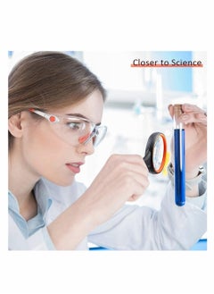 KASTWAVE Magnifying Glass, Handheld Reading Magnifier 10X with Non-Slip Soft Rubber Handle  - Image 2