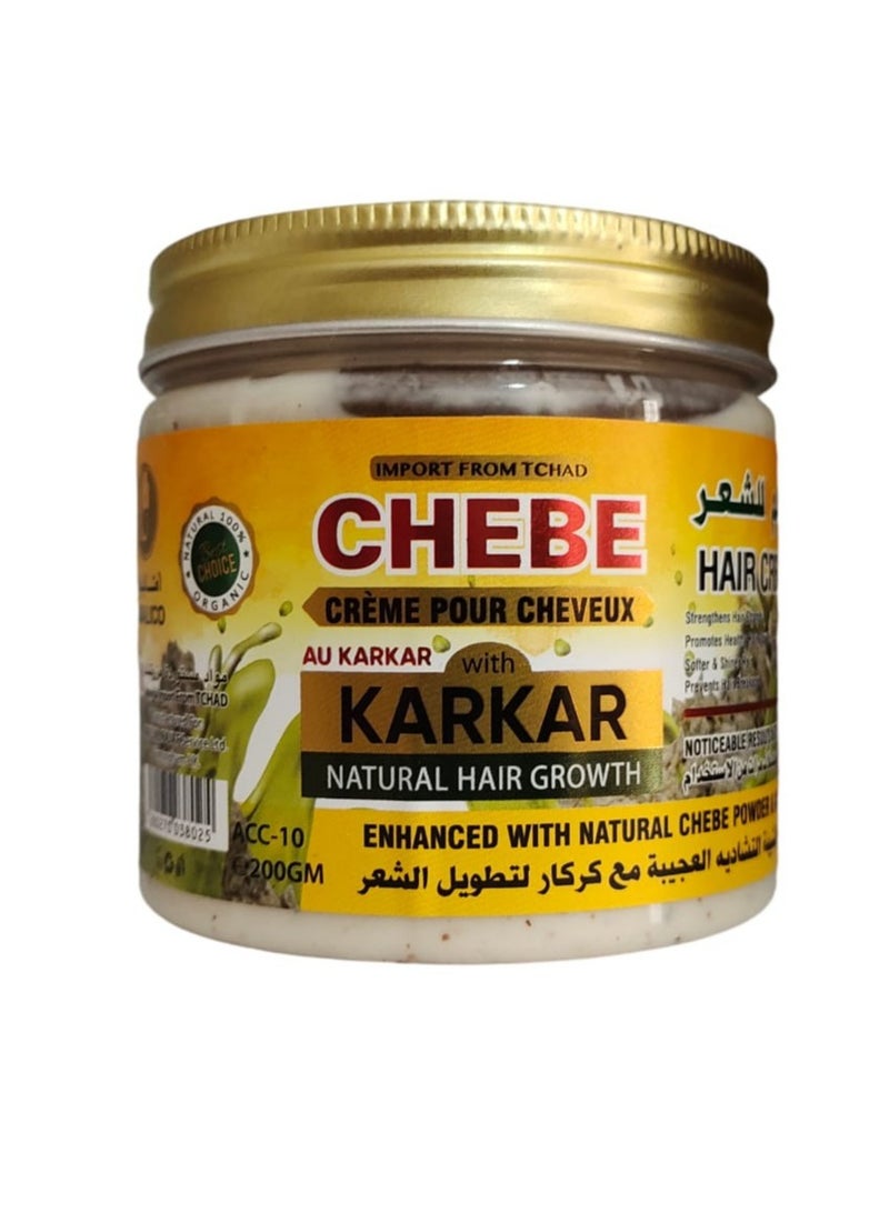 AMALICO Chebe Cream Pour Cheveux with Karkar Natural Hair Growth 200g - Image 1