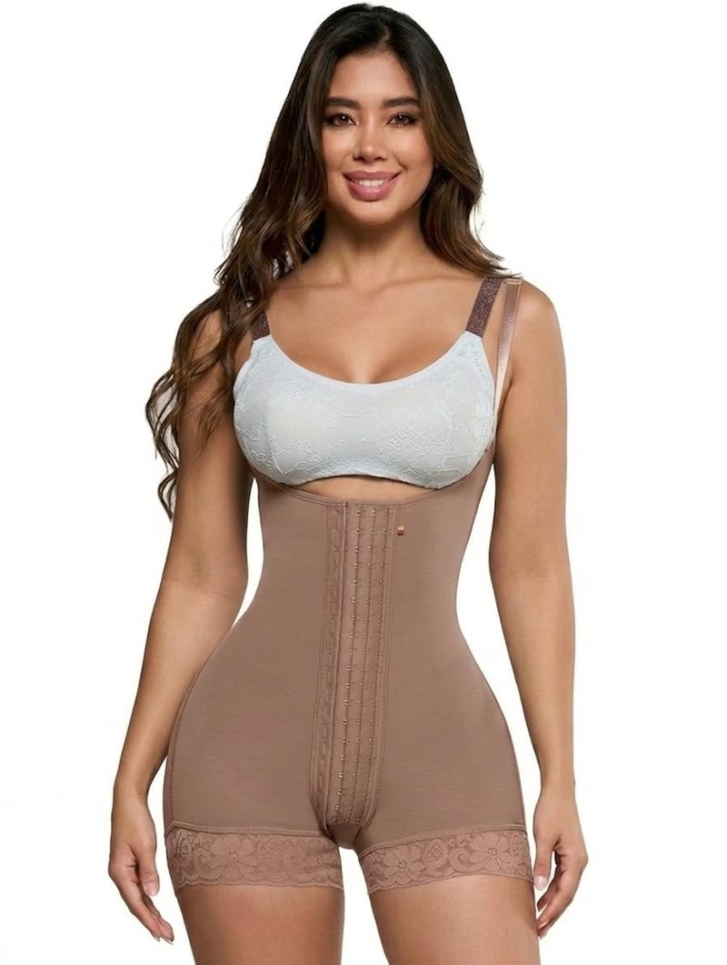 Sonryse Stage 2 faja Tummy Tuck Compression Garment | Faja Body Shaper Shapewear for Women | Fajas Colombianas Moldeadoras Cocoa S - Image 1