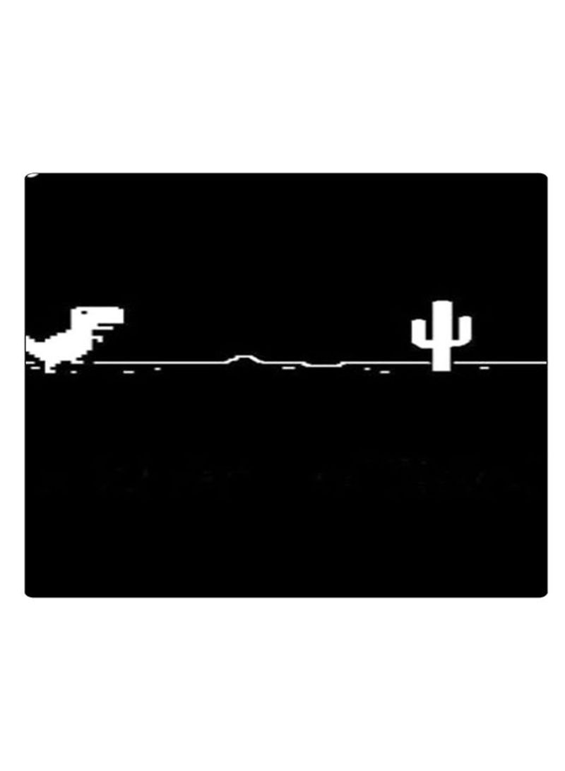 RKN Printed Anti-Slip Gaming Mouse Pad White/Black