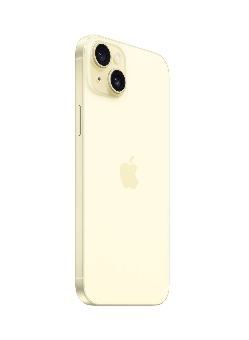 ابل  هاتف iPhone 15 Plus بسعة 512 جيجابايت باللون الأصفر ومزود بتقنية 5G مزود بتطبيق FaceTime - إصدار عالمي - Image 3