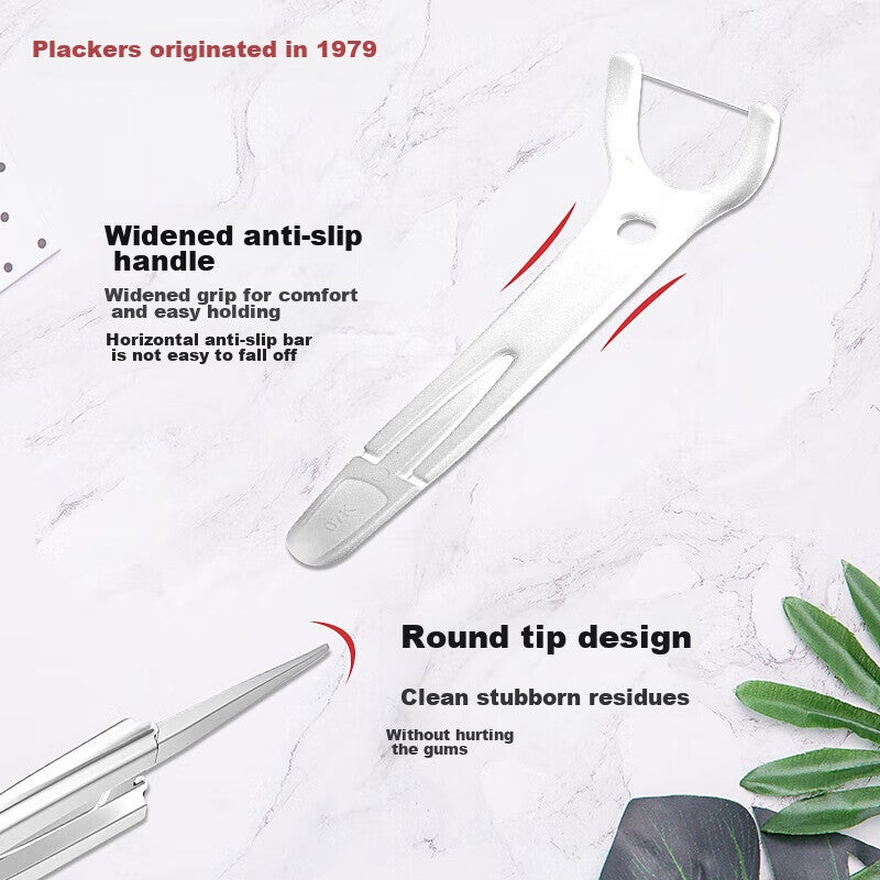 Plackers, Back Teeth Y-Shaped Large Tooth Floss Picks, Ultra-Thin Interdental Adult Portable Family Pack, Toothpicks, 100 Pieces - Image 4