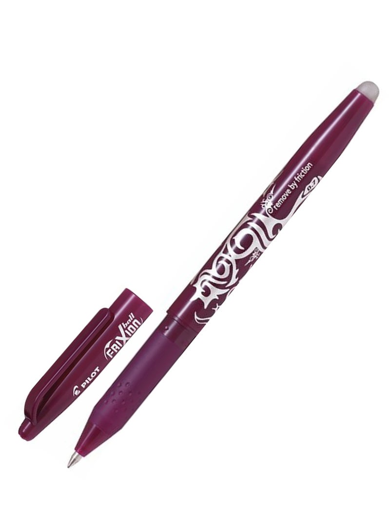 PILOT قلم حبر جاف قابل للمسح من فريكشن برأس 0.7 مم، حبر بنفسجي - Image 1