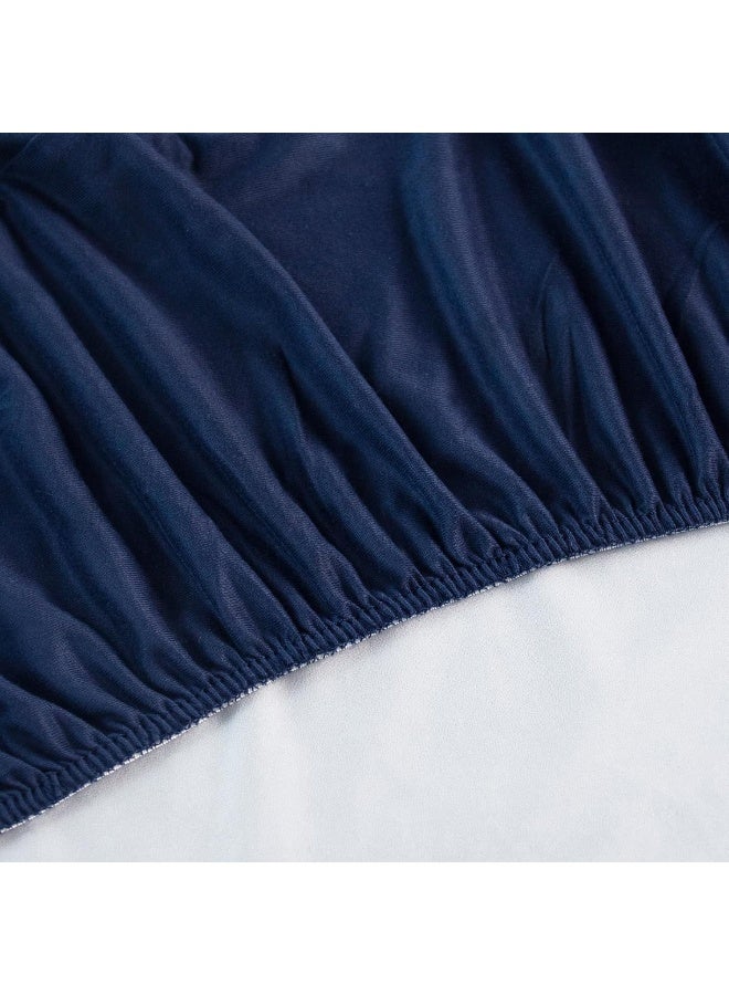 Biloban Biloban Waterproof Changing Pad Cover/Change Table Cover Sheets, 2 Pack Navy Blue Changing Pad Covers for Baby Boys & Girls, Ultra Soft - Image 3