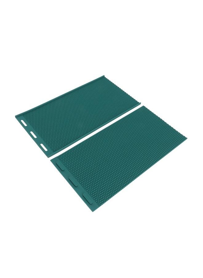 NIBEMINENT 2Pcs Honeycomb Sheet DIY Beeswax Press Mold Light Weight Beehive Foundation Sheet for Bee Farm Home Factory  - Image 2