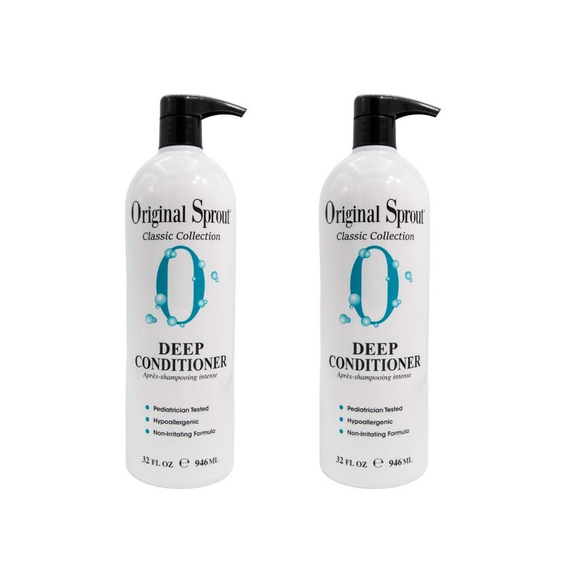 Original Sprout Deep Conditioner. Organic Vegan Deep Conditioning Treatment for Hair Care. 32 Ounces. 2 Pack. - Image 1