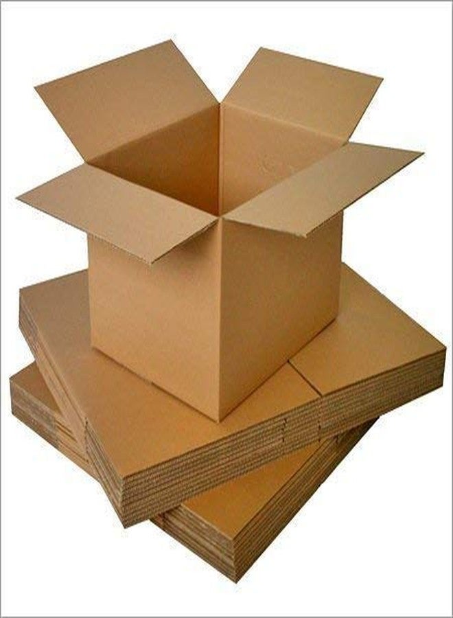 YNK Brown Packaging Corrugated 7.5x4.5x3.5 inch 3 Ply Boxes for Moving, Shipping, Storage, Heavy Duty use (25 pcs) - Image 2