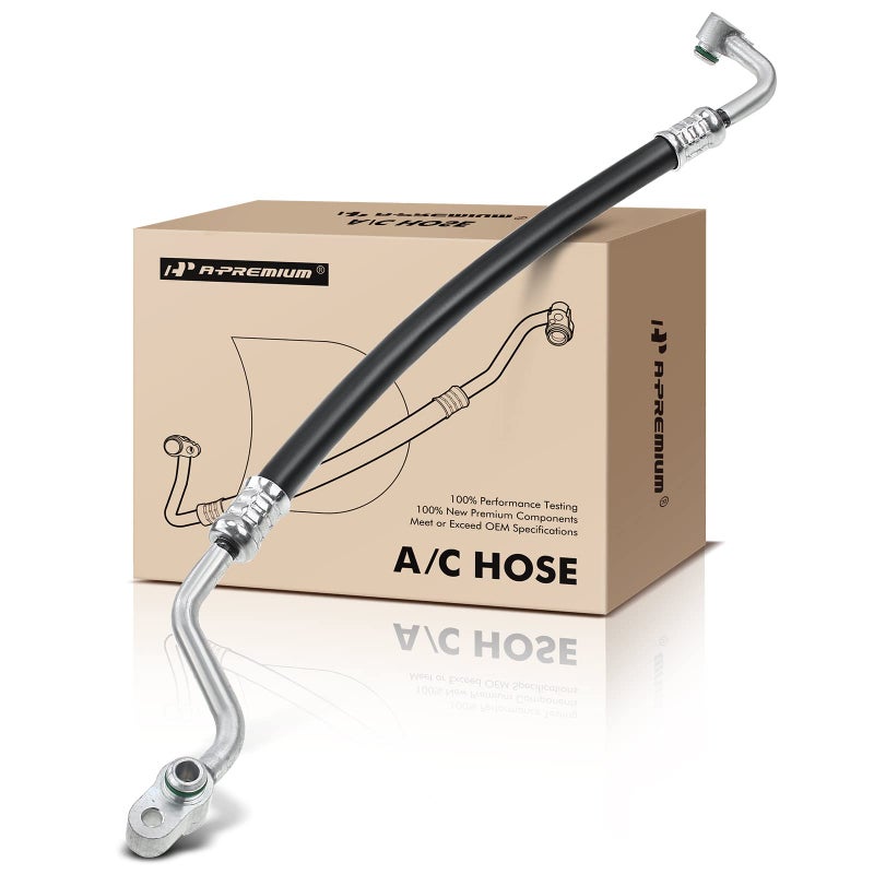 A-Premium APremium AC Discharge Line Hose Assembly Compatible with Honda Civic 2012 2013 2014 2015 18L Coupe Compressor to Condenser - Image 2