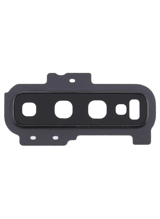 erorex For Samsung Galaxy S10+ 10pcs Camera Lens Cover (Black) - Image 2