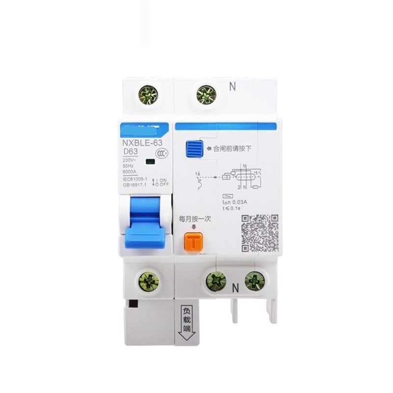 NXBLE 63 RCBO Residual Current Circuit Breaker 6KA Type D 3P 30mA 10A - Image 4