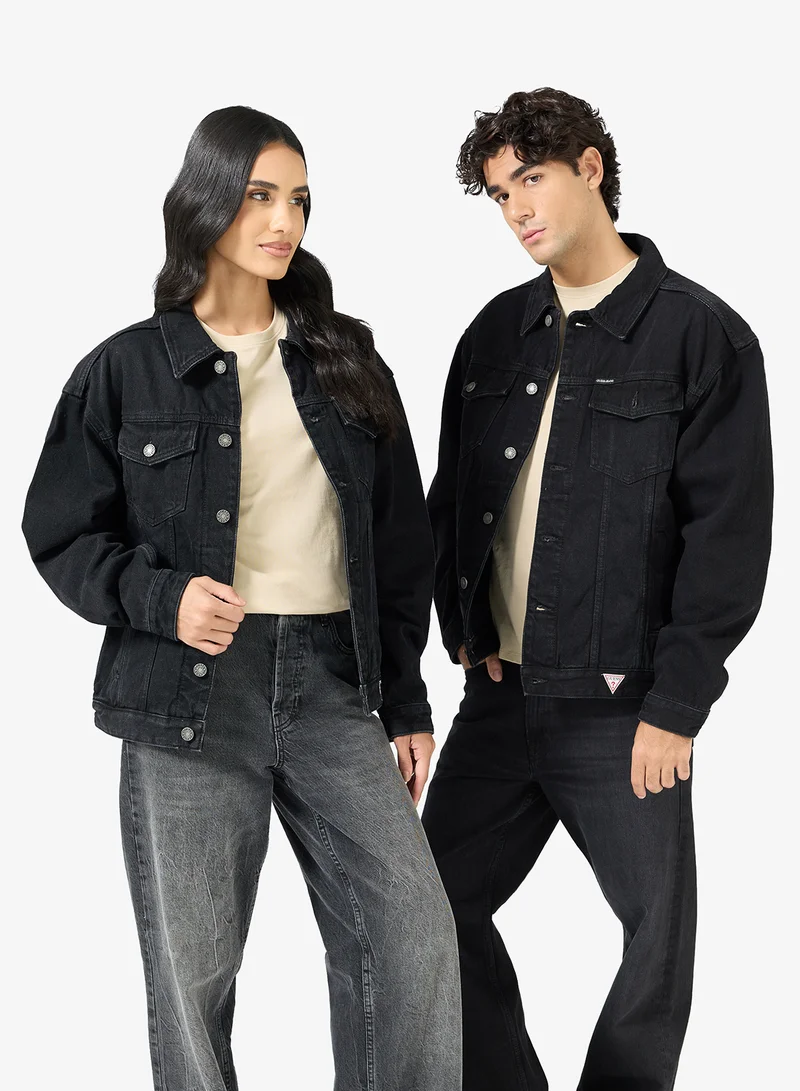 GUESS Unisex Oversized Trucker Jacket