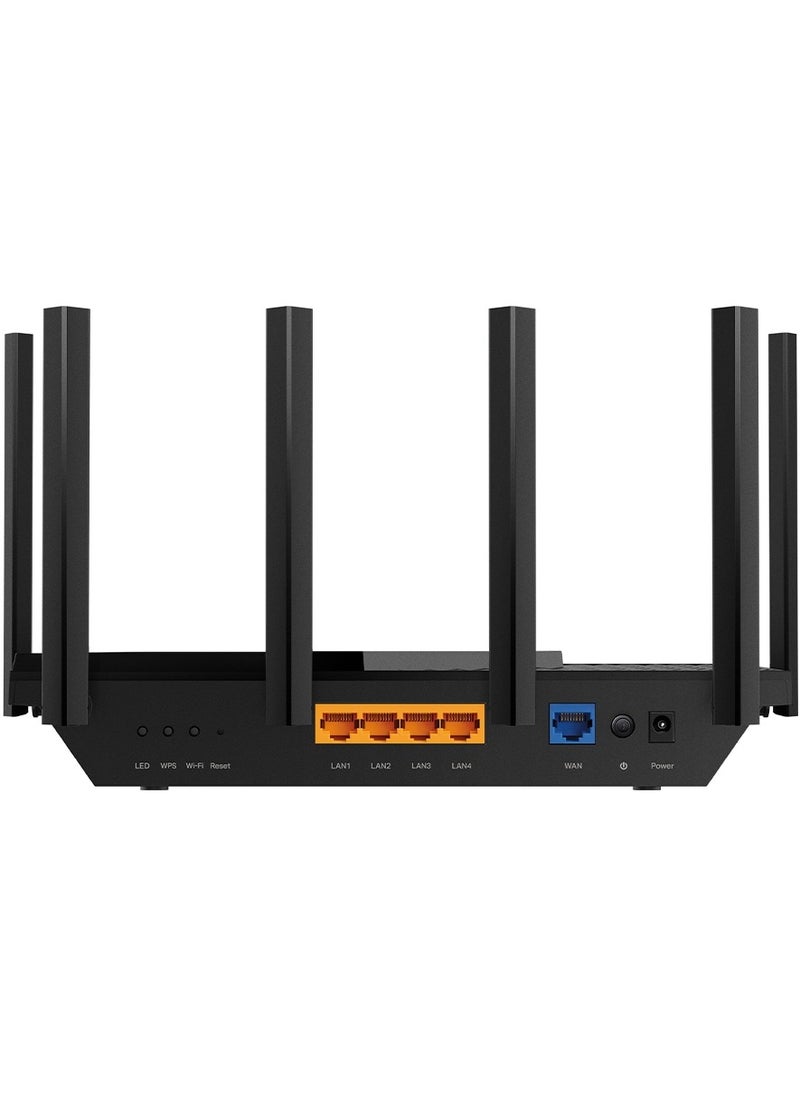 Tp-link Tl - AXE5400 Tri-Band WiFi 6E Archer AXE75 Gigabit Wireless Internet Ax Router For Gaming VPN One Mesh WPA3 Black - Image 1