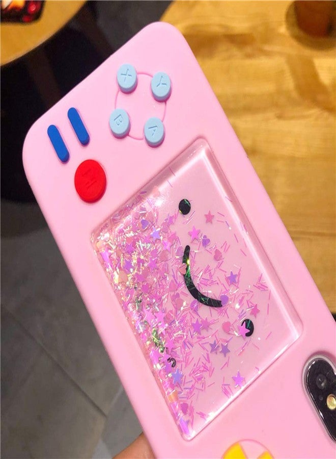 UnnFiko Squishy 3D Cartoon Game Case Compatible with iPhone 6 Plus/iPhone 6s Plus, Creative Liquid Stars Funny Play Case Soft Rubber Protective Cover for Girls Women (Pink) - Image 5