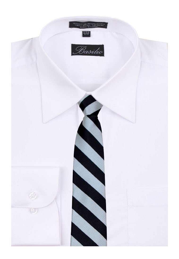 BUYYOURTIES B-JCS-ADF-1-5 Boys Regular Repp Stripe College Printed Necktie Ties - Image 2