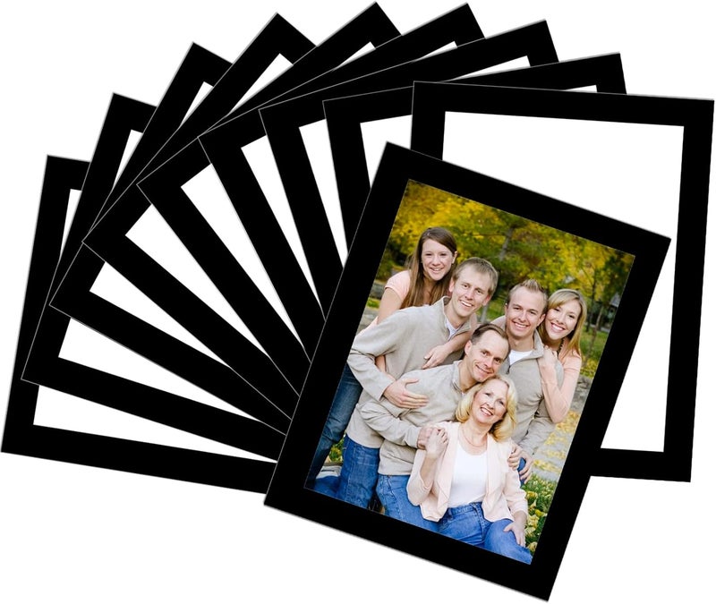 STTMGN Magnetic Picture Frames with Black Border(3.5"X5",10 Pack),Magnet Photo Frame Pockets/Holder,Decorations for Home/Office/School/Classroom/Party - Image 1