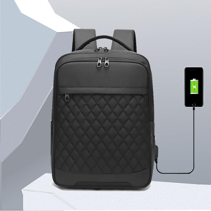 Impulse Visionvault 30L Unisex Water Resistant Travel Laptop Backpack with USB Charging Port/Office Bag/School Bag/College Bag/Business Bag Fits Up to 16 Inch Laptop with 1 Year Warranty (Black) - Image 3