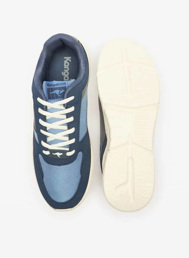 kangaROOS KangaROOS Men's Panelled Sports Shoes with Lace-Up Closure