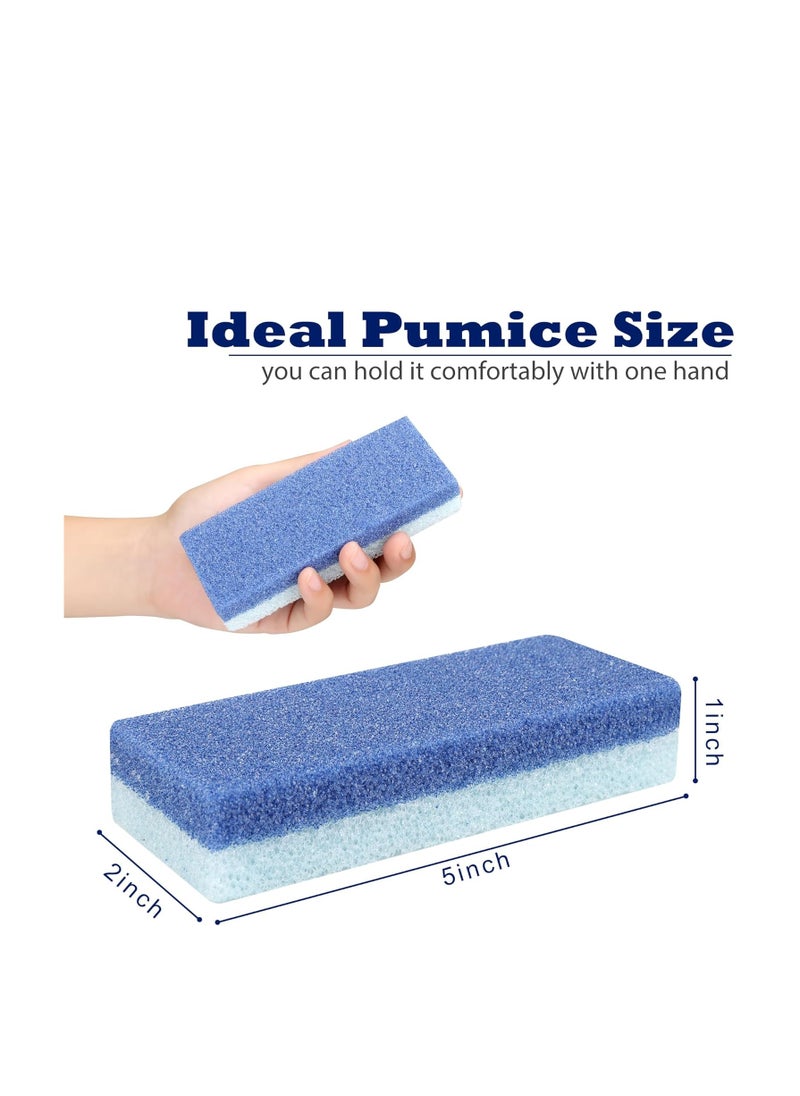 EWAGOA 6 Pack Foot Pumice Stone for Feet Callus Remover, EWAGOA Pedicure Tools for Feet, Foot Exfoliator and Foot Scrubber Dead Skin Remover Cracked Heel Repair (6-Blue)  - Image 3