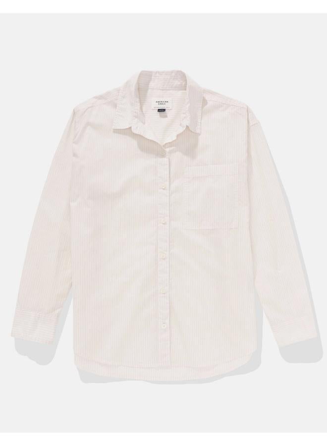 American Eagle AE Perfect Button-Up Shirt - Image 3