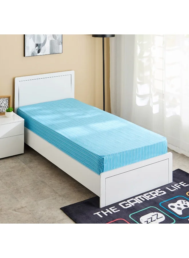 Home Box Tom Slumber Ride Glide Single Microfibre Fitted Sheet - 90x200+25 cm