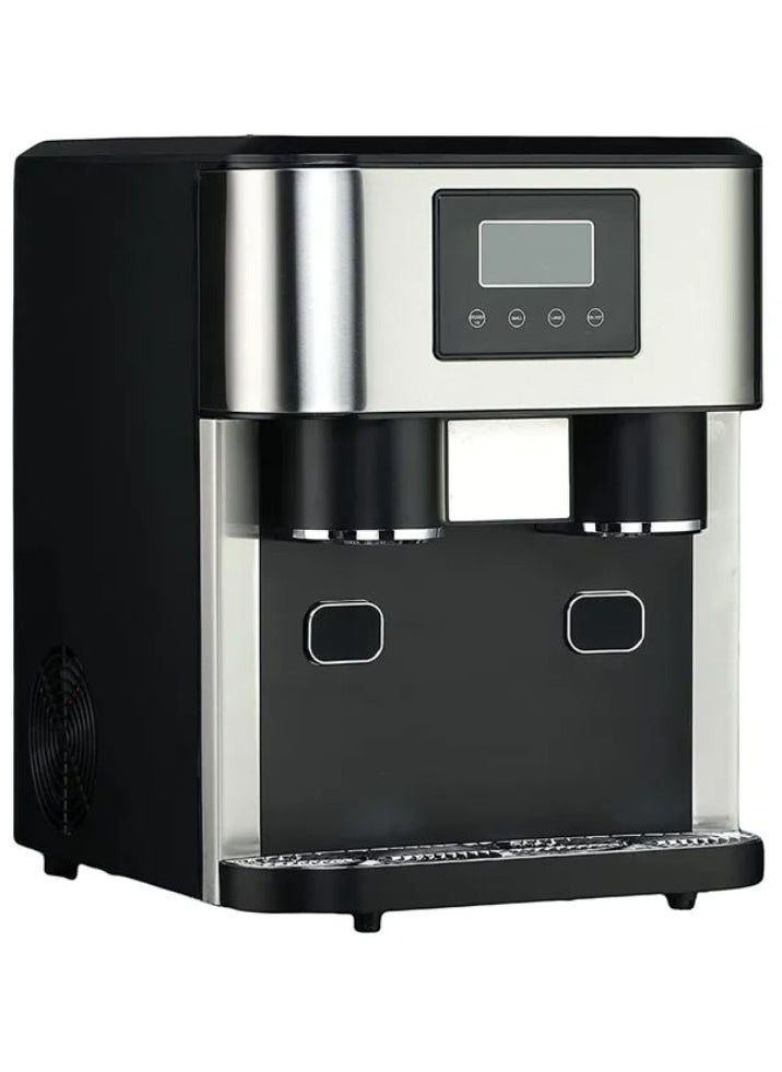 FIPKA 3 In 1 Countertop Dual Ice Crusher Dispenser and Cube Maker Machine  - Image 1