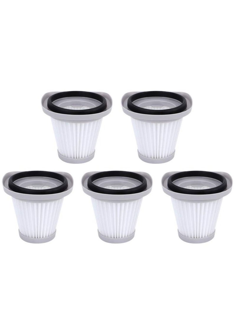 Excefore 5 PCS Replacement Vacuum Filter, Vacuum Cleaner Replacement Filter, Compatible with SC861 SC861A Vacuum Cleaner, Suitable for Handheld Vacuum Cleaner Accessories Filter - Image 2