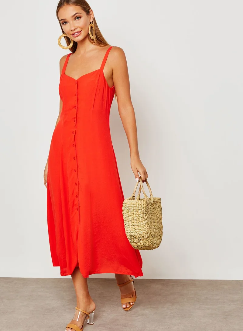 FOREVER 21 Button Through Dress