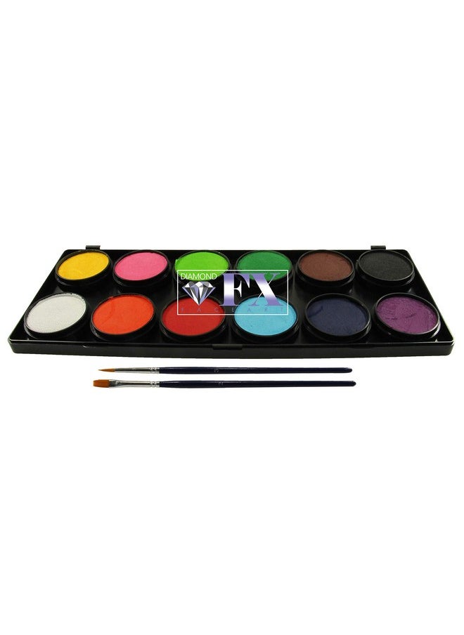 Diamond FX - Face Paint Palette By Diamond Fx (Essential 12 Colors) - Image 1