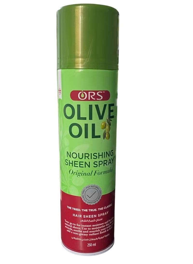 ORS Olive Oil Nourishing Hair Sheen Spray 250ml  - Image 4
