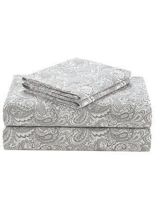 Comfort Spaces 100 Cotton Sheet Set Breathable Lightweight Soft with 14 Elastic Pocket Fits up to 16 Mattress All Season Cozy Bedding Matching Pillow Case Cal King Paisley Multi 4 Piece - pzsku/Z1102E7E8C90E3204A952Z/45/1749491174/41345221-4793-472f-9d01-e8f5e3c215ae