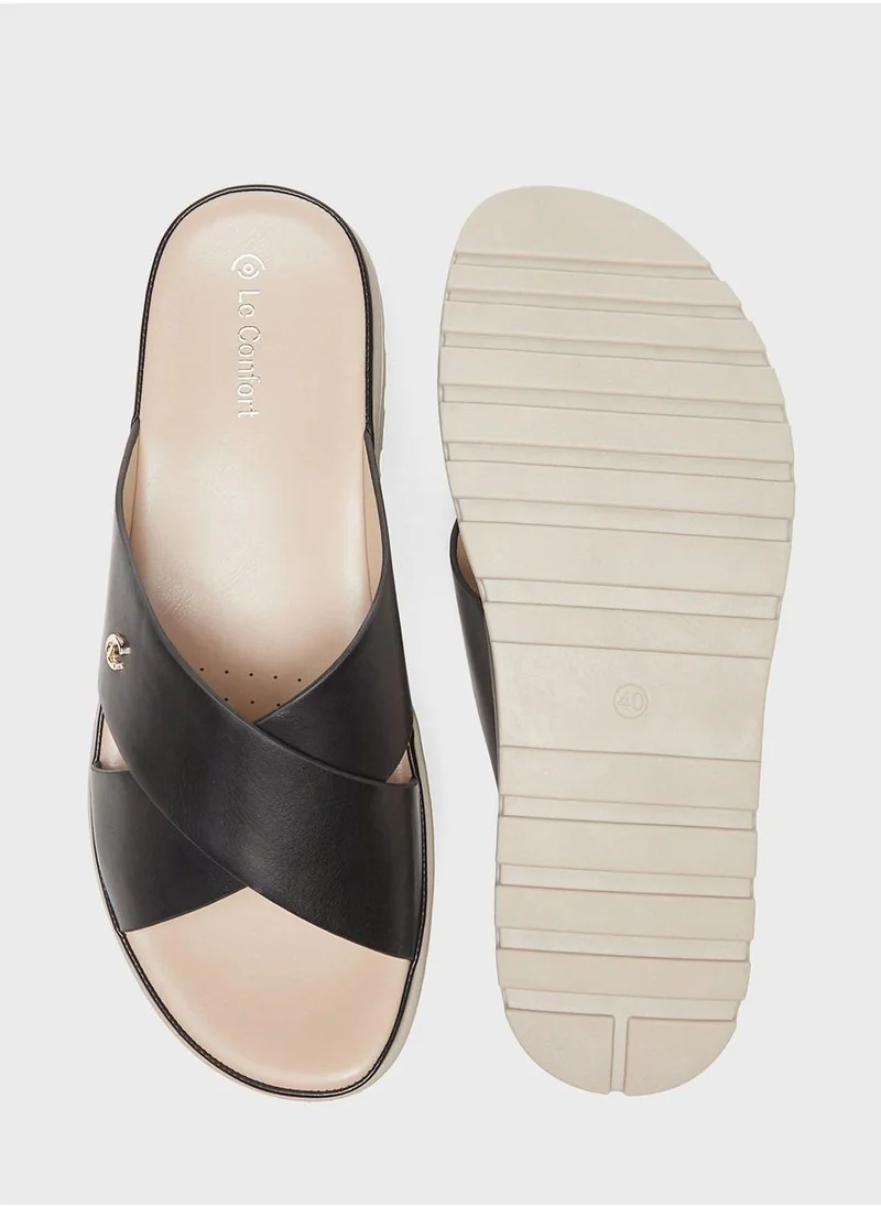 لو كونفورت X Strap Wedge Sandals