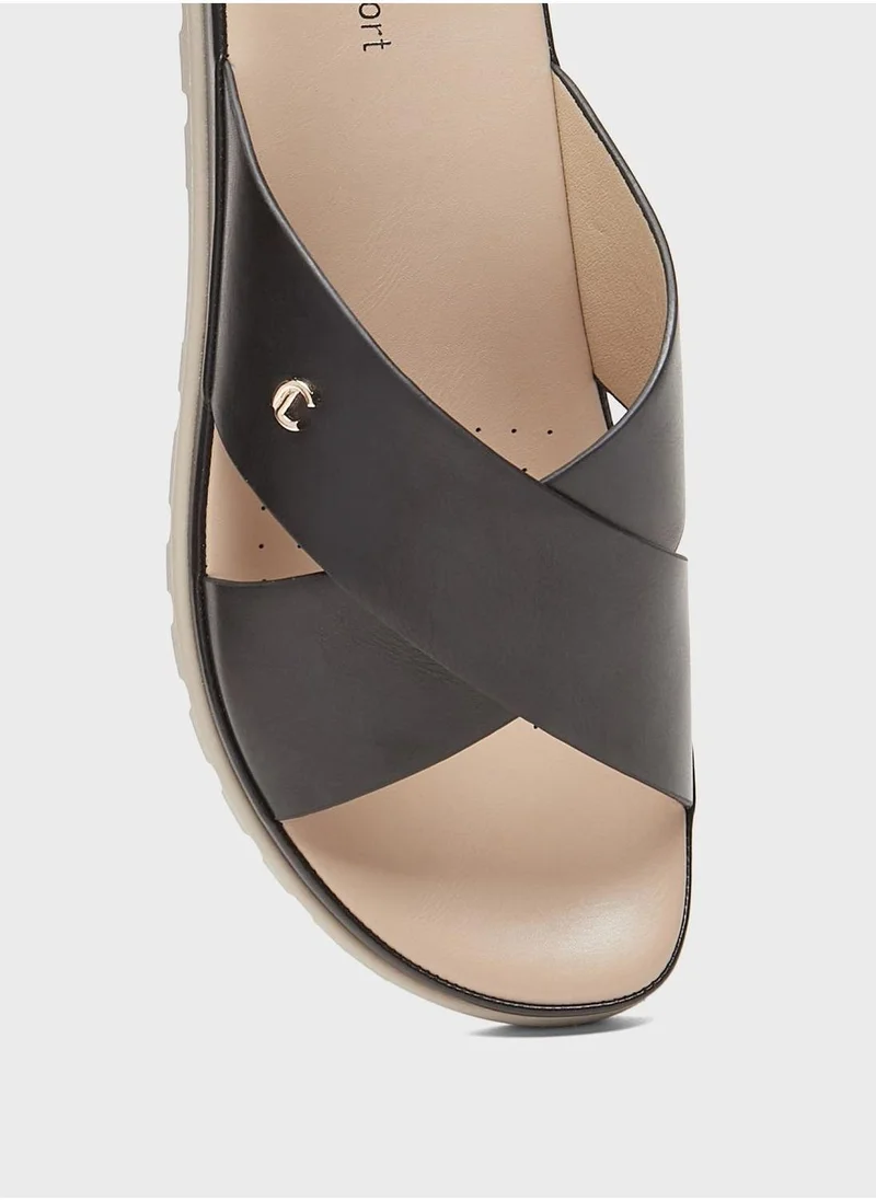 لو كونفورت X Strap Wedge Sandals